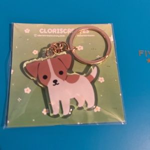 Jack Russell Terrier keychain and picture frame